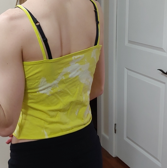 Bleach dyed cropped tank - Picture 2 of 5